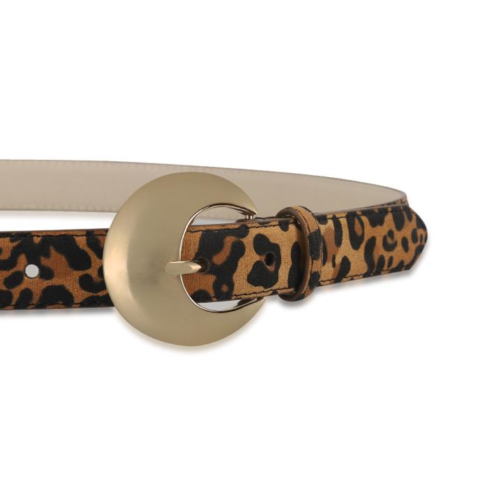 totes® Ladies Slim Jeans Belt Animal Extra Image 3
